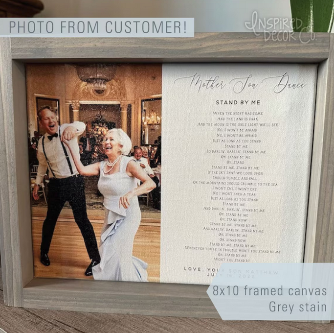 Wedding gift from hot sale mom to son