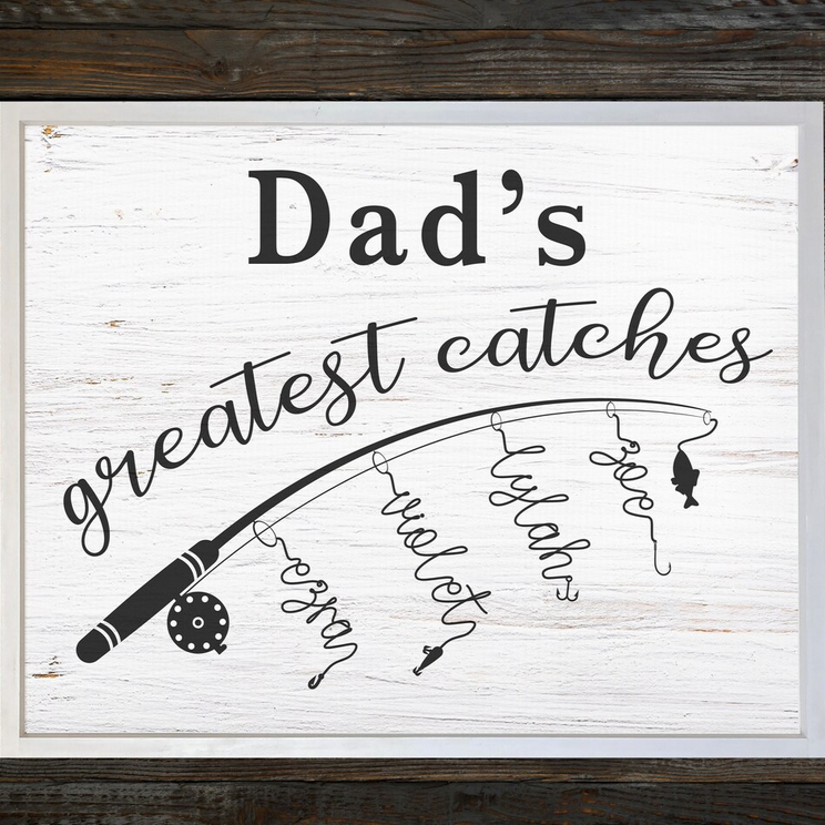 Father's Day Fishing Decor — Faux Printed Wood Pattern Background –  Inspired Decor Co