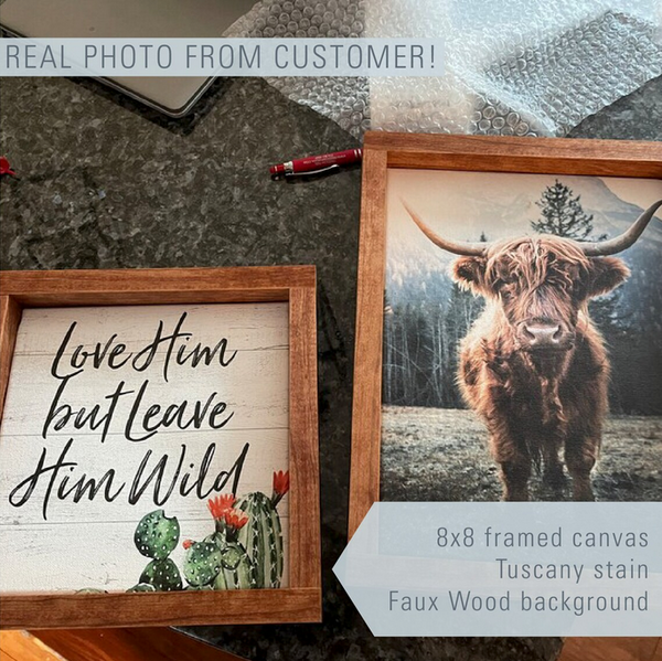 Custom Wood Textured — Faux Wood Print