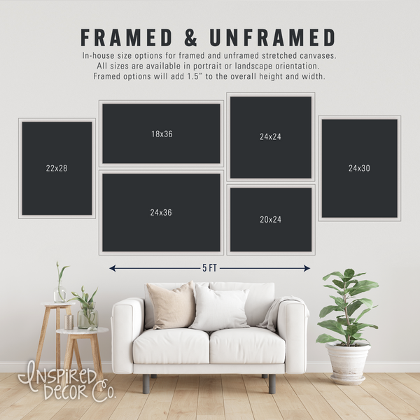 Get Buck Naked — Faux Dark Wood Textured Framed Canvas Print