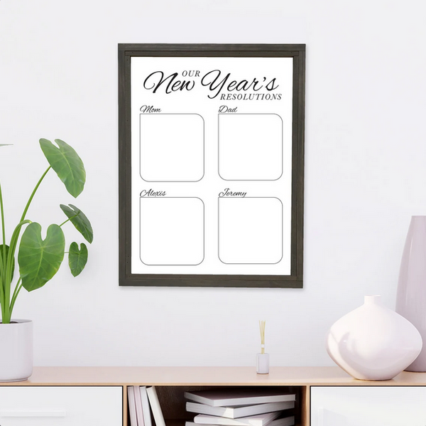 Our New Year's Resolutions — Customizable