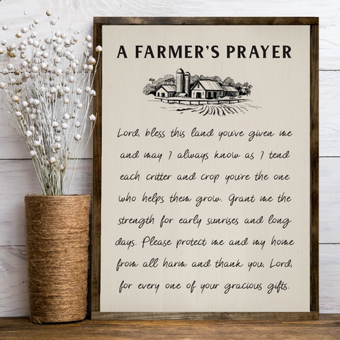 A Farmer's Prayer