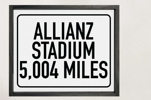 Allianz Stadium Sign