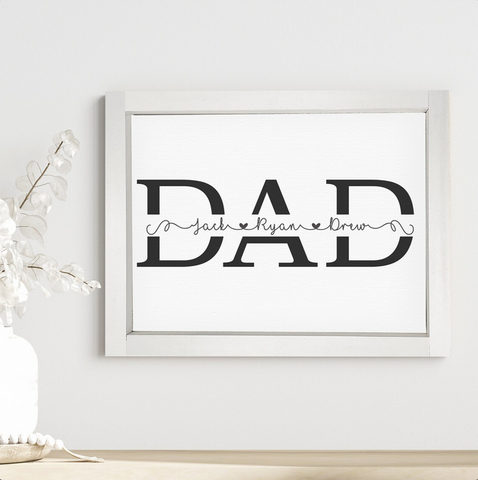 Custom Father's Day Decor