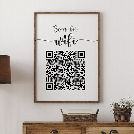 Scan for WiFi — Custom Home Wifi QR Code