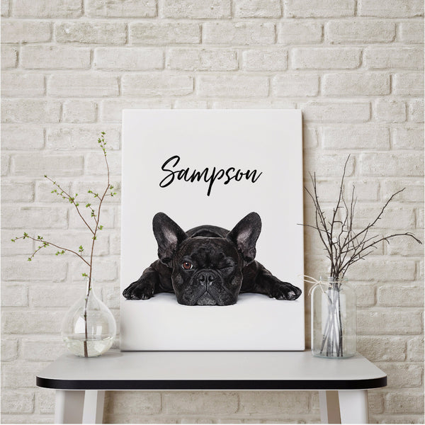 Personalized Pet Memorial Print on Canvas, Your Pet and Pets Name, Custom Pet Print, Free Shipping on ALL Orders, Many Sizes Available